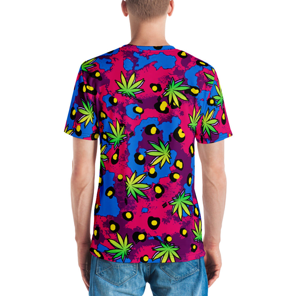 Muck Sticky All-Over Groovy Weed Print T-shirt