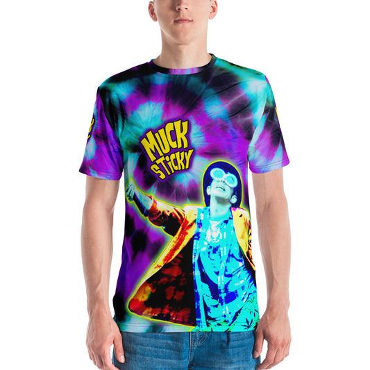 Muck Sticky Neon Tie Dye All-over Print T-Shirt